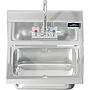 COMAL 30 HANDSINK WITH WALL FAUCET END SPLASH RIGHT