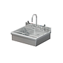 BRAZOS 16GA 20 X 14 X 5 HANDSINK W / DECK FAUCET AND WRIST BLADE HANDLES