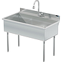 UTILITY SINK 48 X 24 W / PULL DOWN SPRAYER